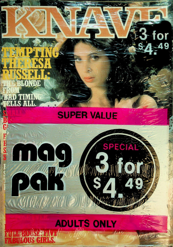 Lot Of 3 Magazines  Knave,Whitehouse  & Mystery Title!  1980's New/Sealed  081926lmp-GSC