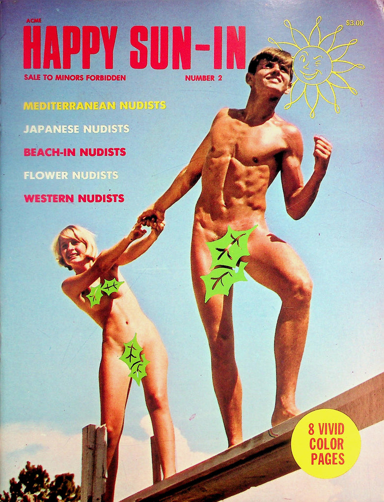 Happy Sun-In Nudist Magazine  Mediterranean, Japanese, Western & Flower Nudists  #2 1969       092926lmp-GSC