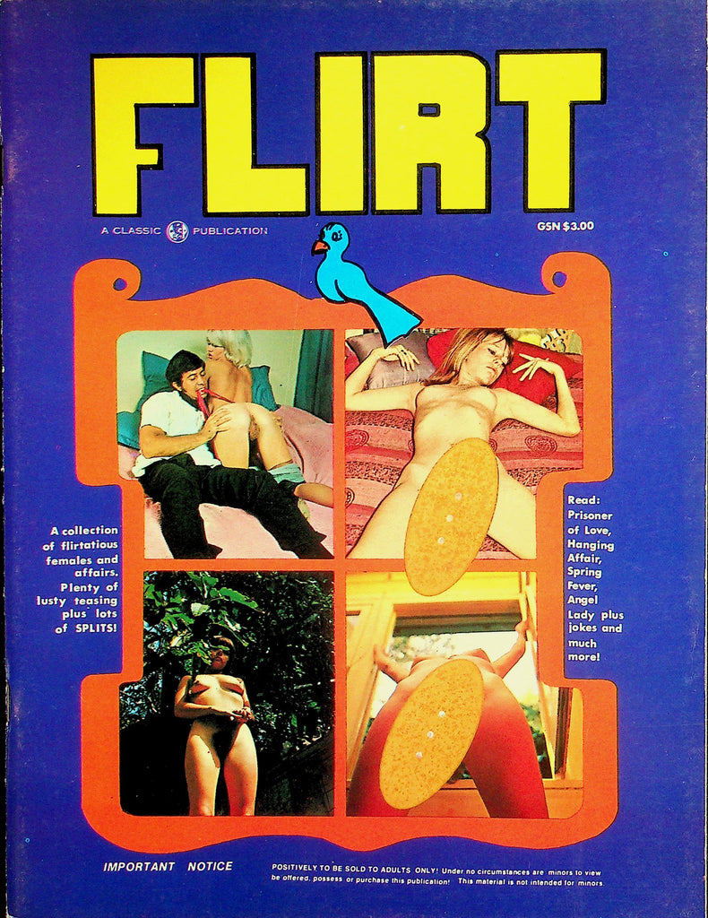 Flirt Magazine  Lusty Teasing & Lots Of Splits!  #1 1970   073126lmp-GSC