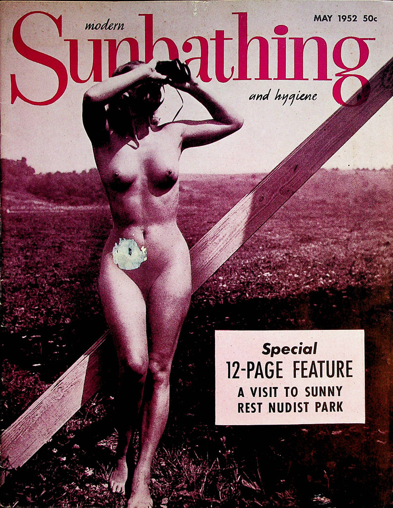 Modern Sunbathing and Hygiene Magazine  A Visit To Sunny Rest Nudist Park  May 1952    060623lm-p