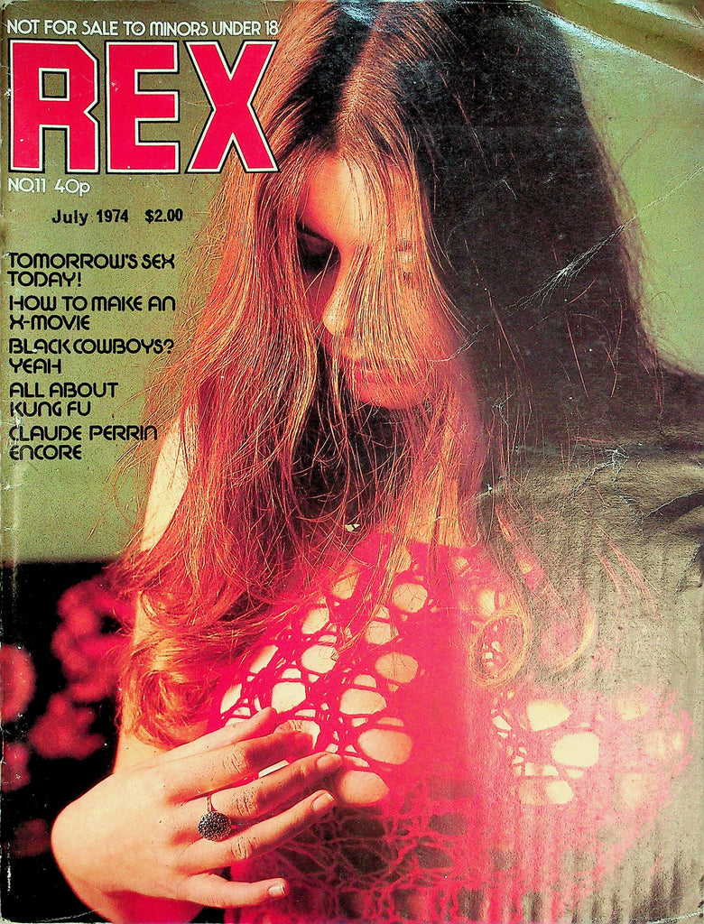 Rex Magazine  Cover/Centerfold Girl Kika / Tomorrow's Sex Today!   July 1974        042126lmp