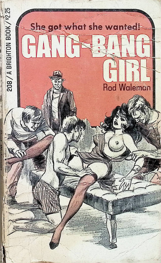 Gang-Bang Girl by Rod Waleman 208 1975 A Brighton Book Adult Erotic Paperback Novel-053024AMP