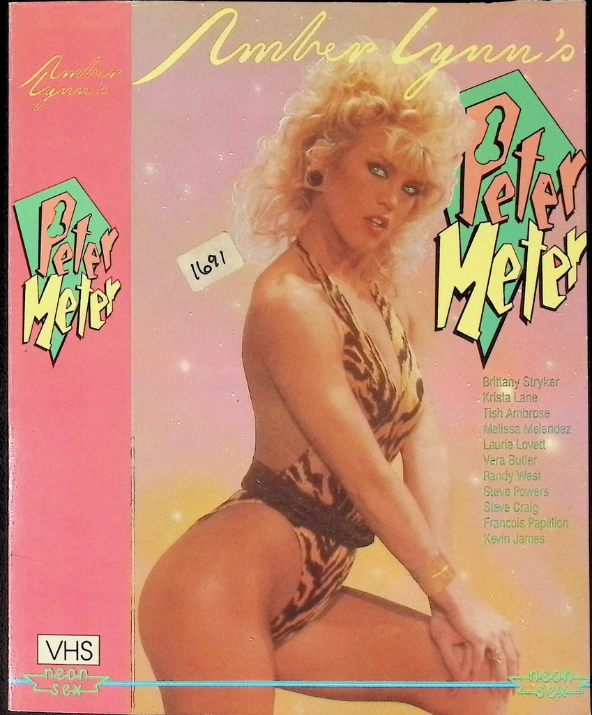 Peter Meter with Amber Lynn Brittany Stryker Krista Lane Adult VHS Neon Sex 042926AKVHS