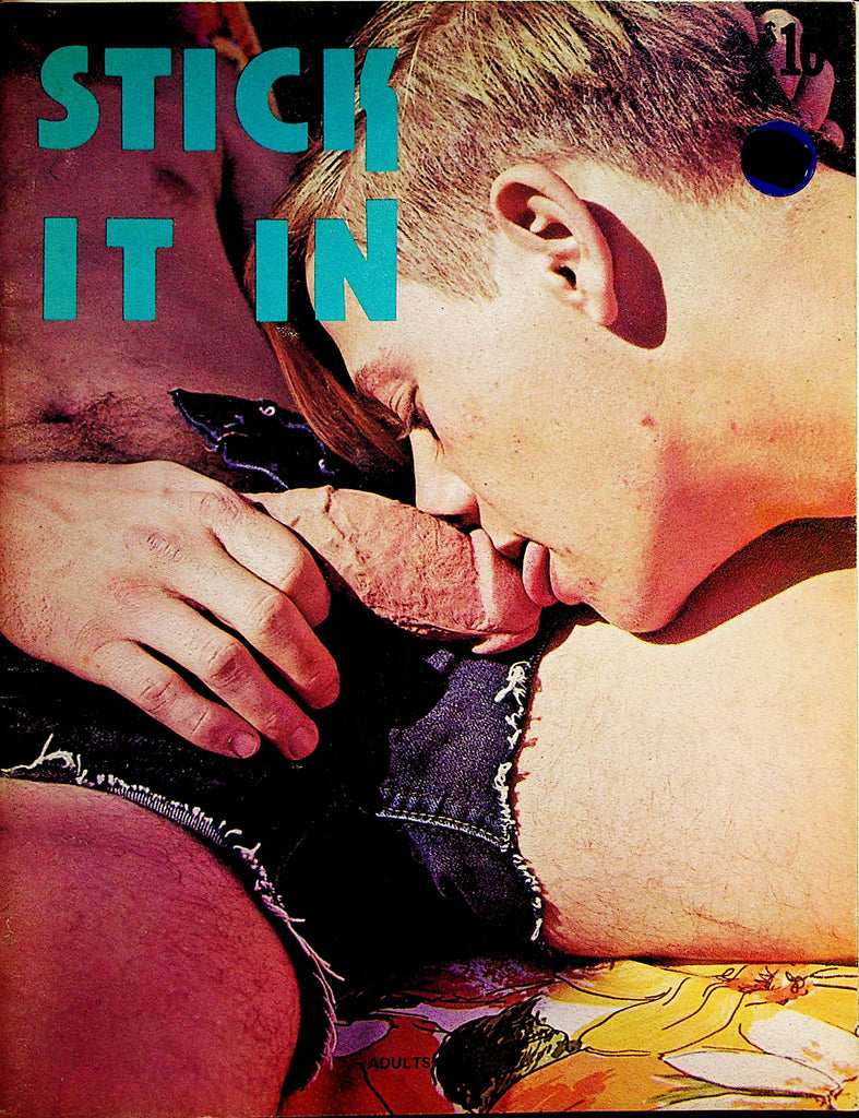 Stick It In Gay Magazine   Deep Stick  #1  1970's    072823lm-p2