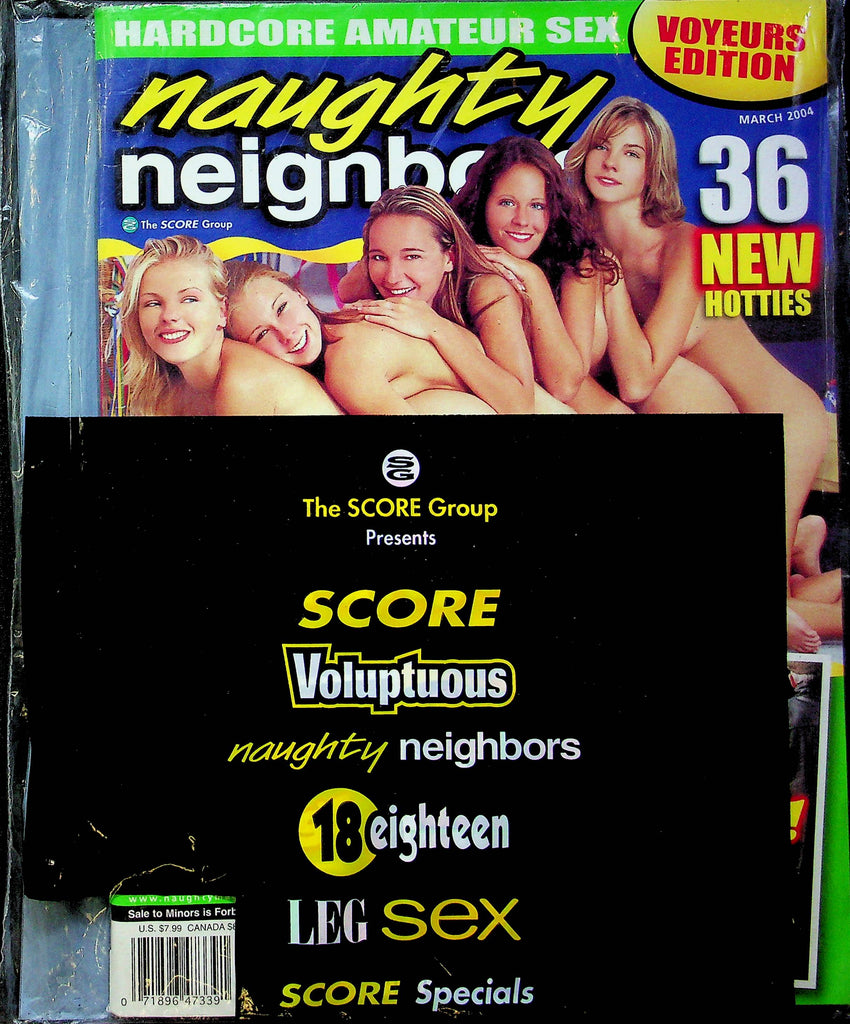 Naughty Neighbors Magazine Hardcore Amateur Sex March 2004 SEALED 083123RP