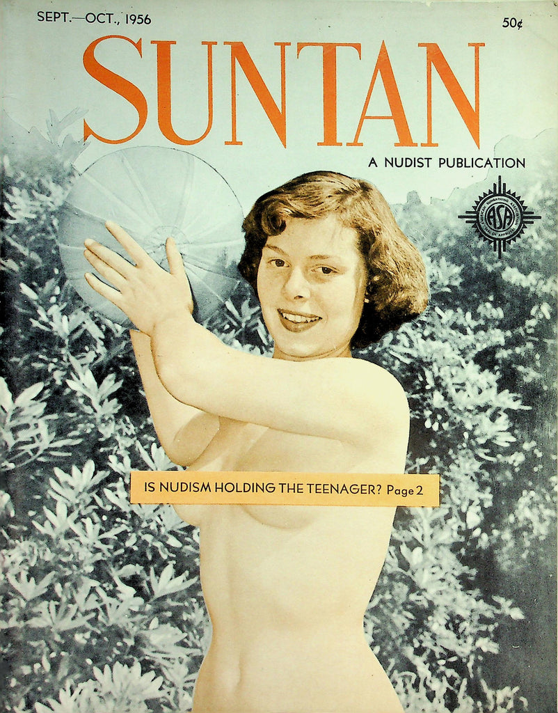 Suntan Nudist Magazine  What's Ahead For Nudism?  September-October 1956   071426lmp-GSC