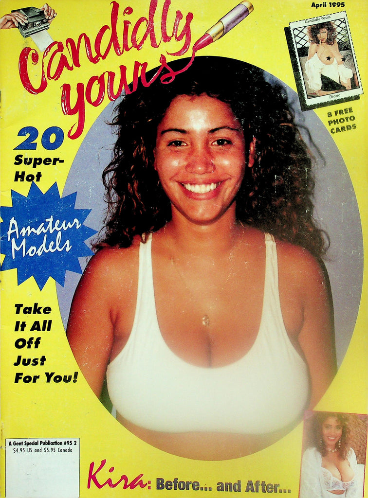 Candidly Yours Magazine  Super-Hot Amateur Models  w/Photo Cards  April 1995    110825lm-p2