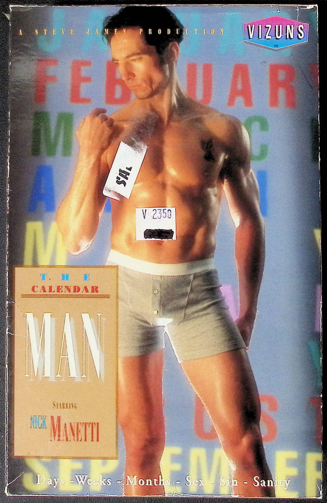 The Calendar Man Vizuns Video Gay VHS 1996 100924JKVHS2