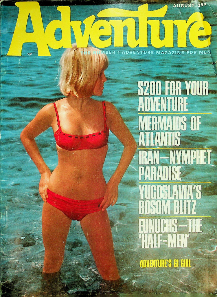 Adventure Magazine  GI Girl / Yugoslavia's Bosom Blitz  August 1968   031126lmp