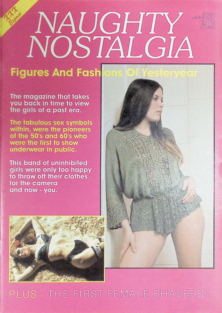 Naughty Nostalgia Magazine Issue 2 First Female Shavers Figures & Fashions of Yesteryear 090826LLP