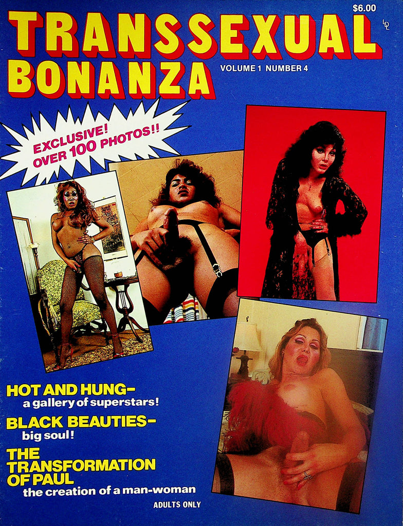 Transsexual Bonanza Magazine   Hot And Hung- A Gallery Of Superstars  vol.1 #4  1982  London Enterprises   011724lm-p