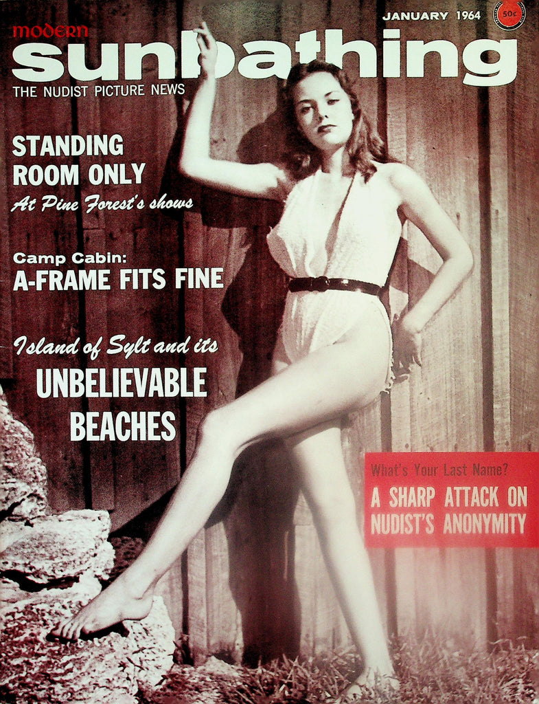 Modern Sunbathing Nudist Magazine   Island Of Sylt And It's Unbelievable Beaches!  January 1964   072226lmp-GSC