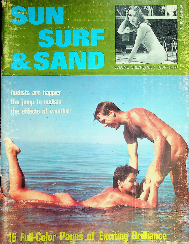Sun Surf & Sand Nudist Magazine  Nudists Are Happier / The Effects Of Weather  vol.1 #4  1968    091426lmp-GSC