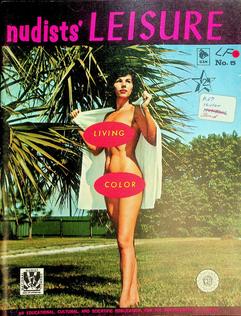 Nudists' Leisure Magazine  Give A Little Live A Lot! #5 1960's  071026lmp-GSC