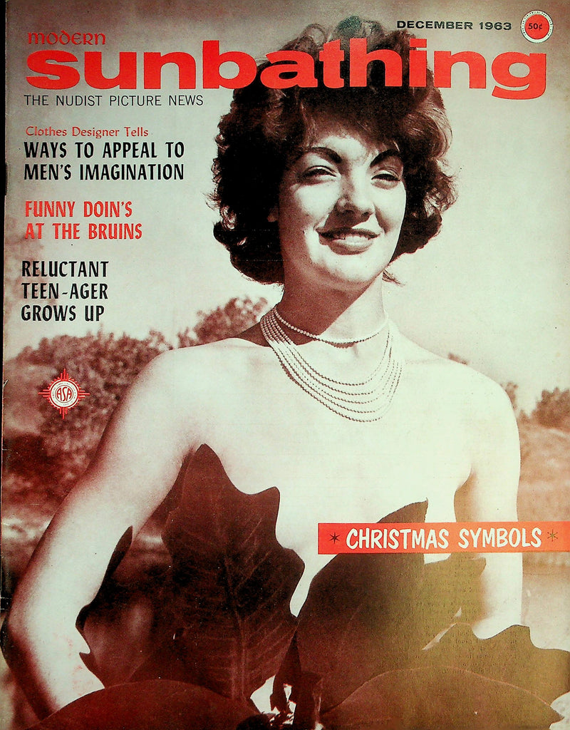 Modern Sunbathing Nudist Magazine Ways To Appeal To Men's Imagination  December 1963   072426lmp-GSC