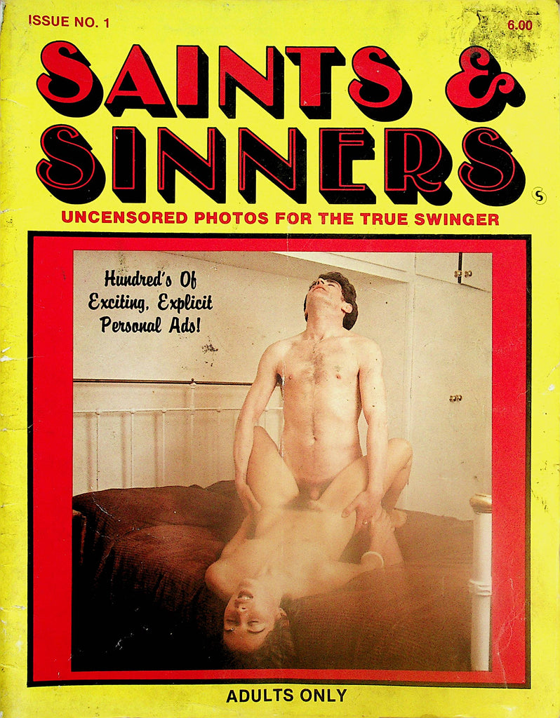 Saints & Sinners Contact Magazine  Uncensored Photos For The True Swinger  #1 1970's   031725lm-p