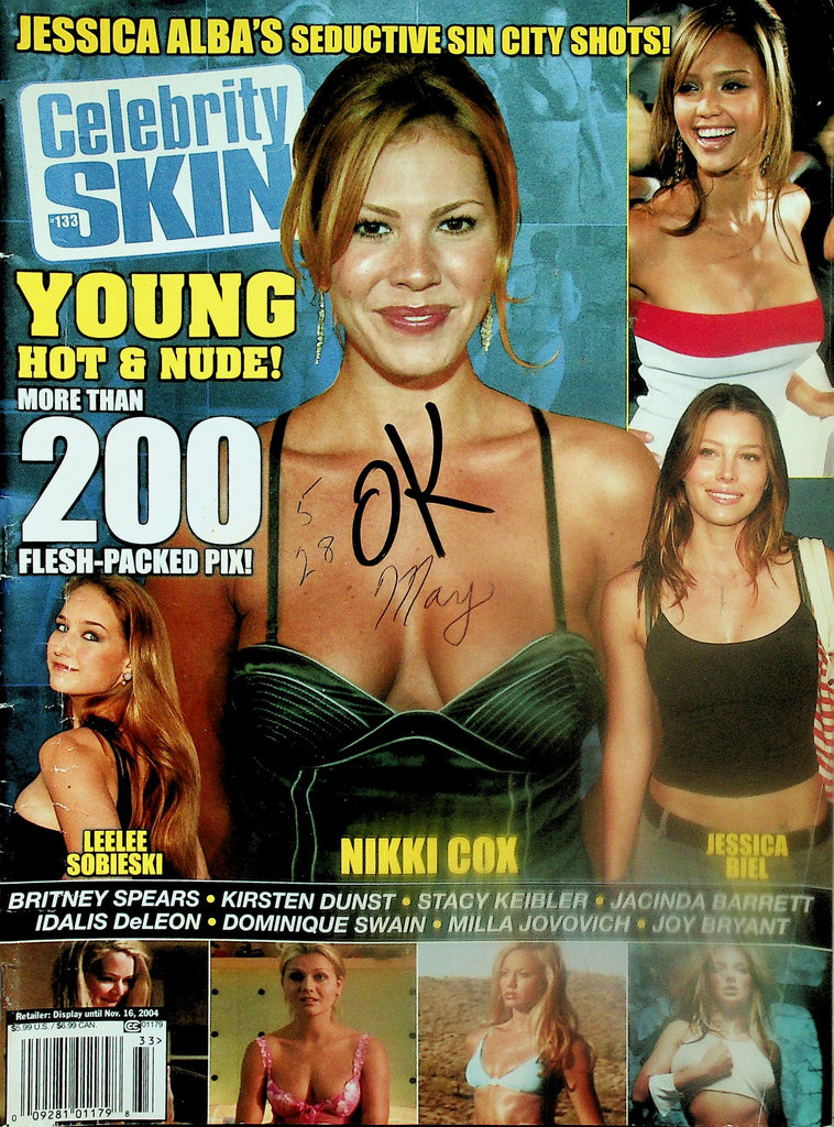 Celebrity Skin Magazine  Nikki Cox , Britney Spears & More!   #133  2004    120925lmp