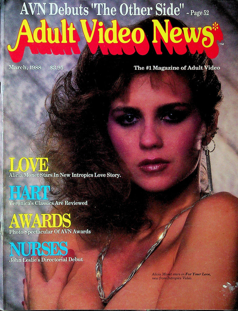 Adult Video News Magazine Ft. Alicia Monet & Veronica Hart March 1988 051325RP