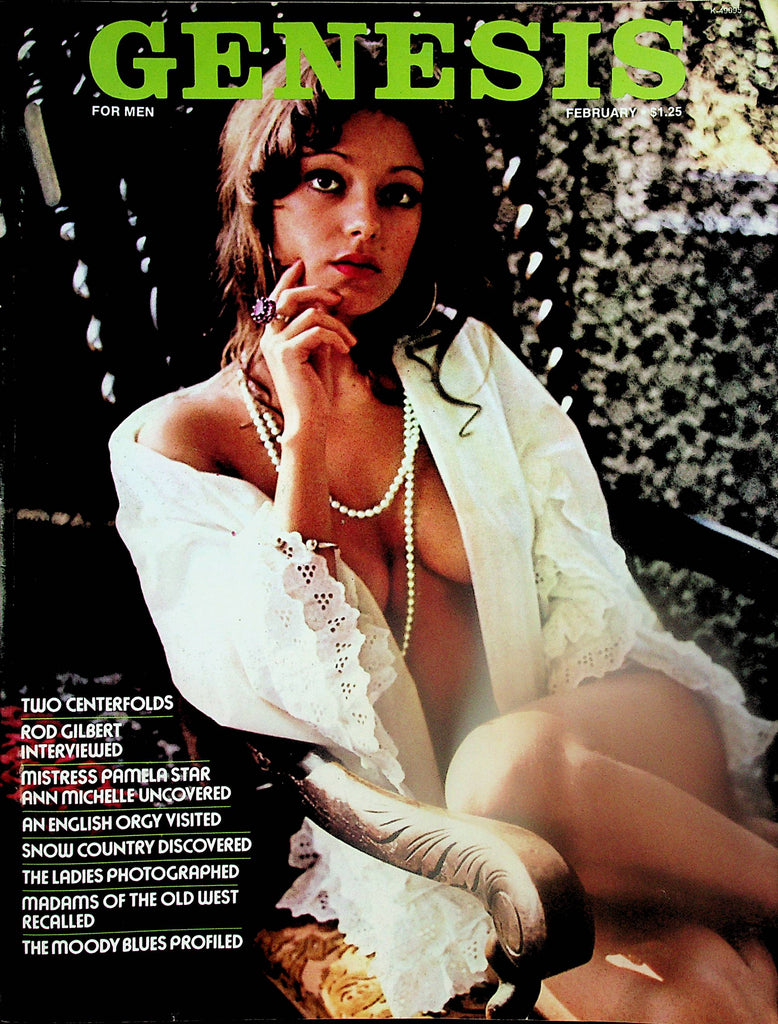 Genesis Magazine  Covergirl Ingrid-Britt  February 1974   032624lm-p2