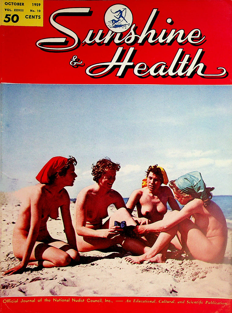 Sunshine & Health Nudist Magazine  October 1959    052824lm-p