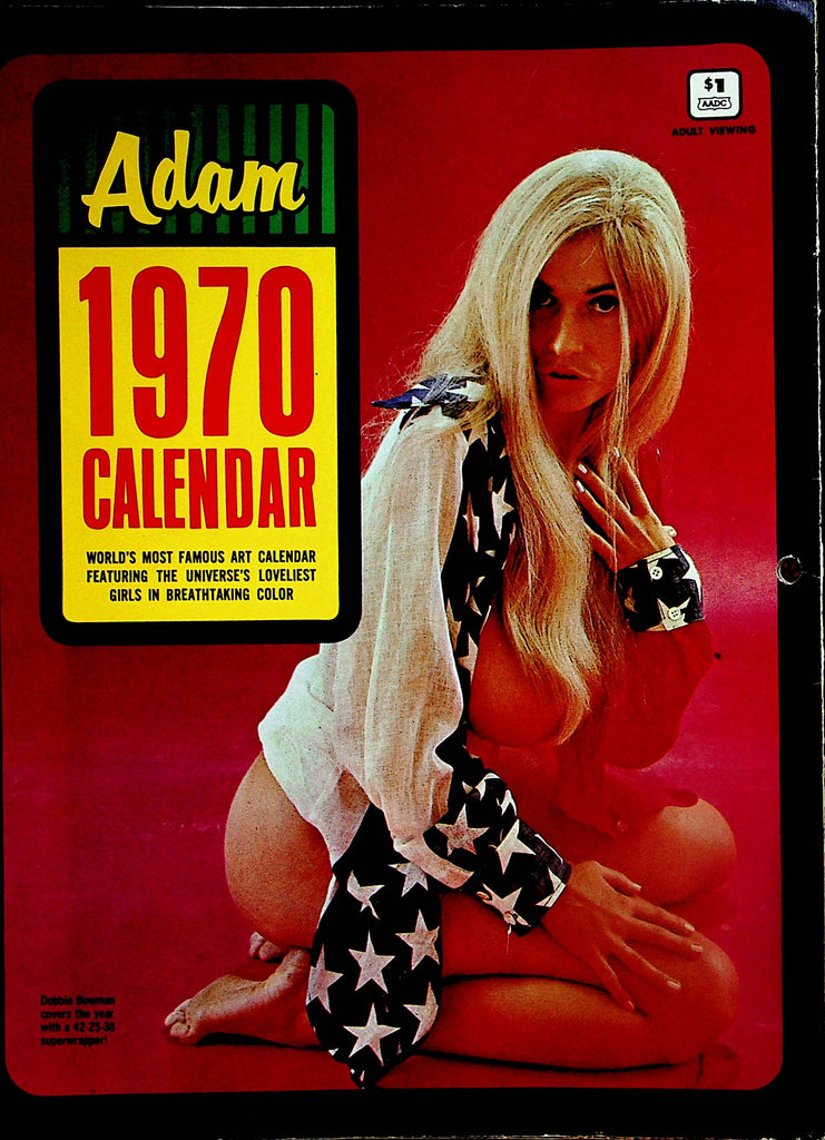 Adam's Vintage 1970  Wall Calendar  Uschi Digard Cover Only    061924lm-p2