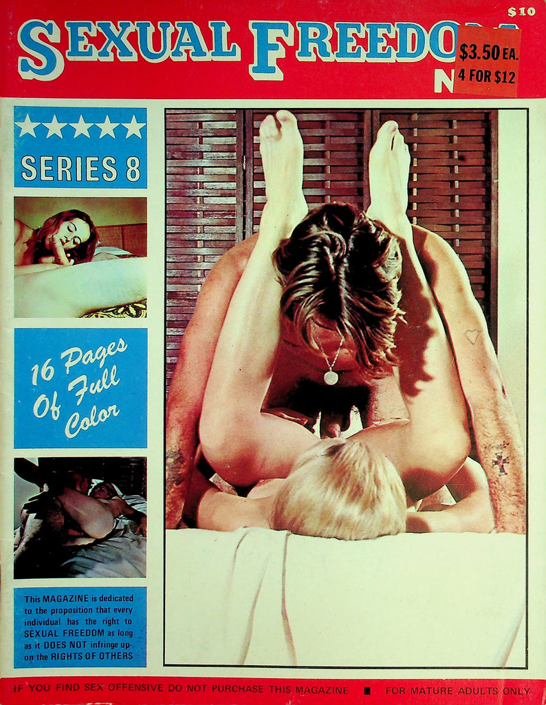Sexual Freedom Magazine  Series #8  1970's  082126lmp-GSC
