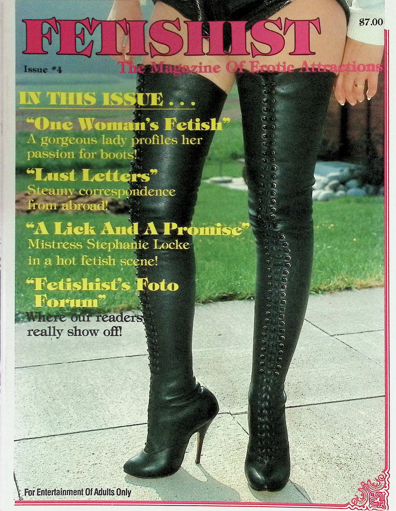 Fetishist Magazine Issue #4 1980s A Lick and a Promise 091226LLP