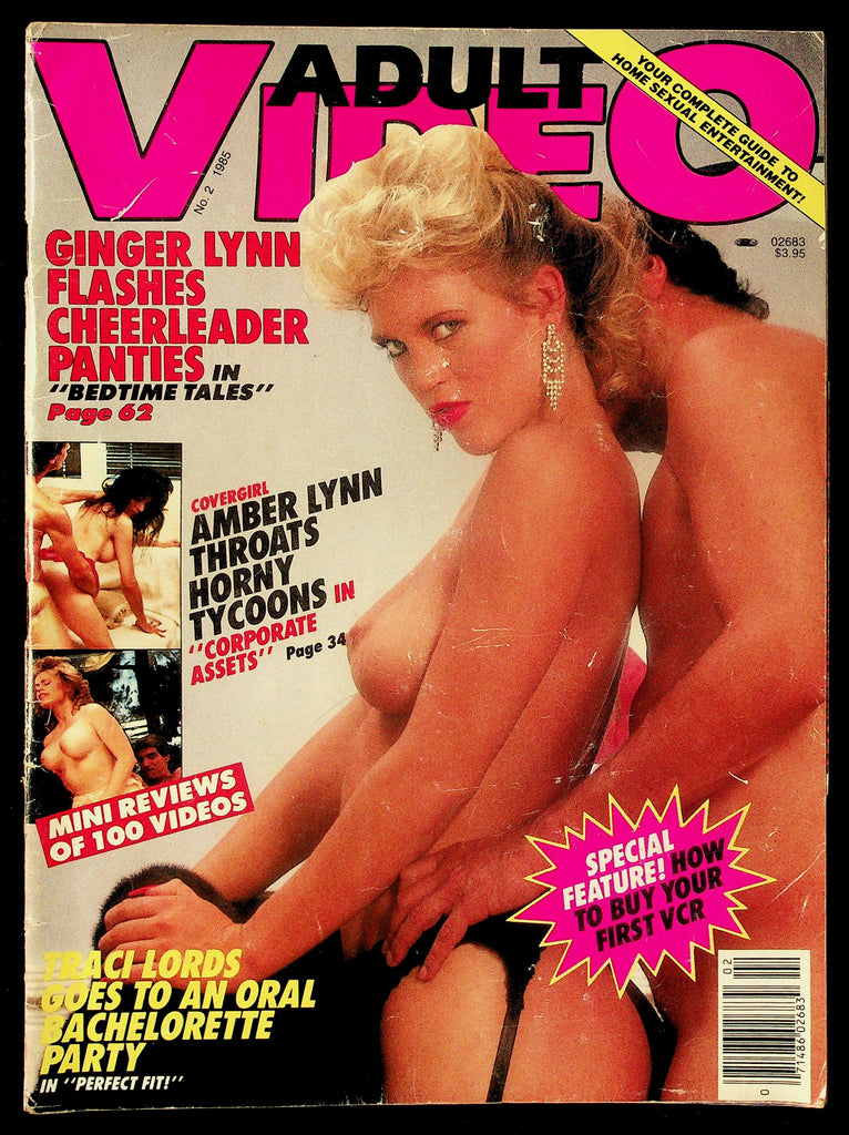 Adult Video Adult Magazine No. 2, 1985 Amber Lynn Covergirl 082126hrp-91