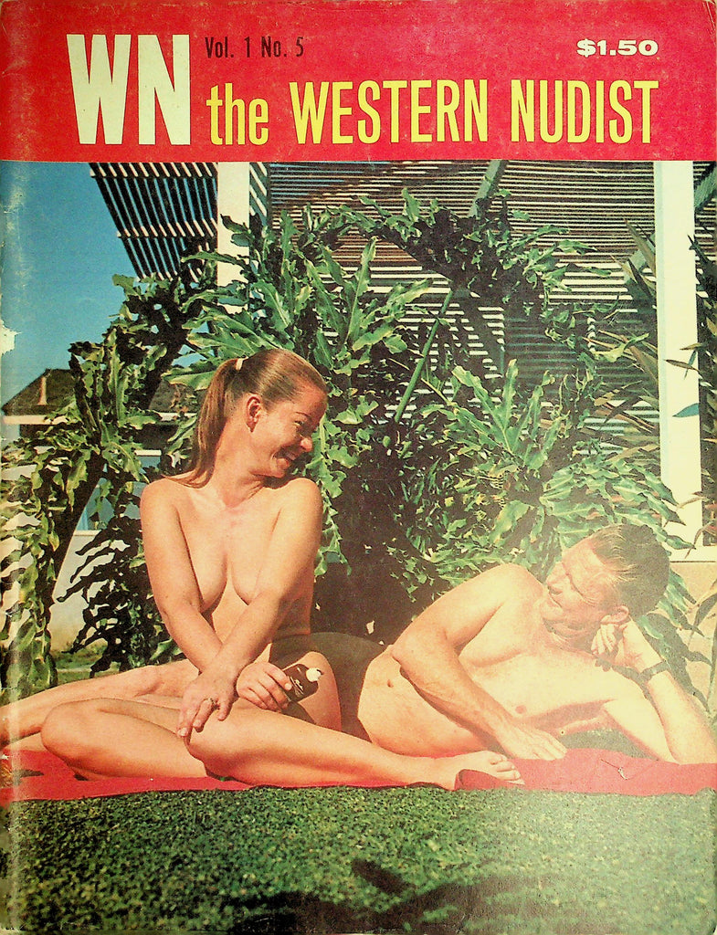 WN The Western Nudist Magazine  vol.1 #5  1960's  051926lmp