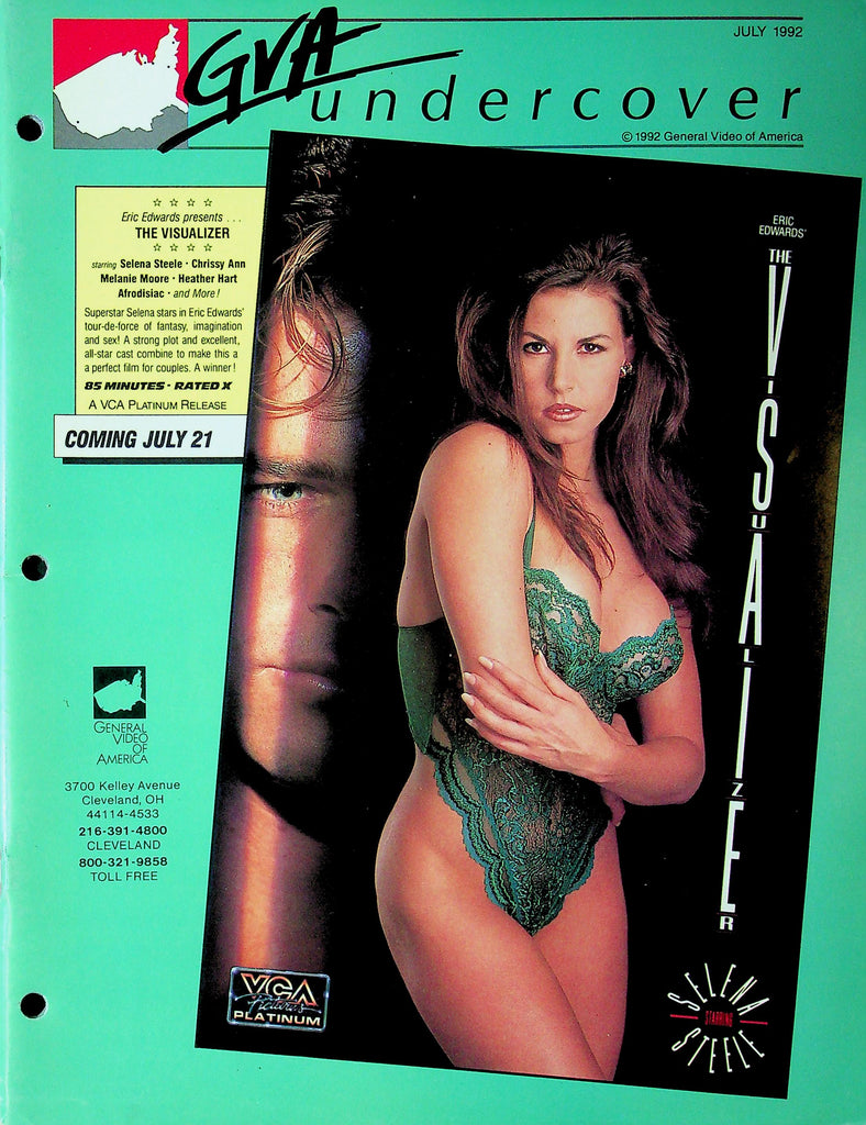 GVA Undercover Magazine The Visualizer Ft. Selena Steele & Chrissy Ann July 1992 101525RP-
