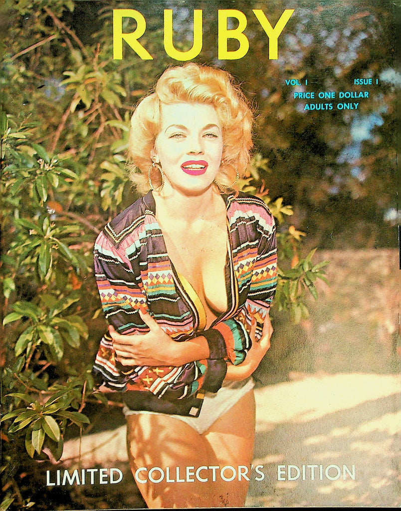Ruby Magazine   Argentine Beauty Christine Sarlis  vol.1 #1  1960's  Limited Colector's Edition      092926lmp-GSC