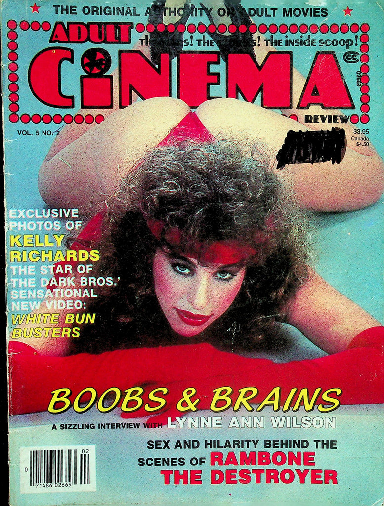 Adult Cinema Review Magazine   Kelly Richards / Rambone The Destroyer vol.5 #2  1980's      122625lmp