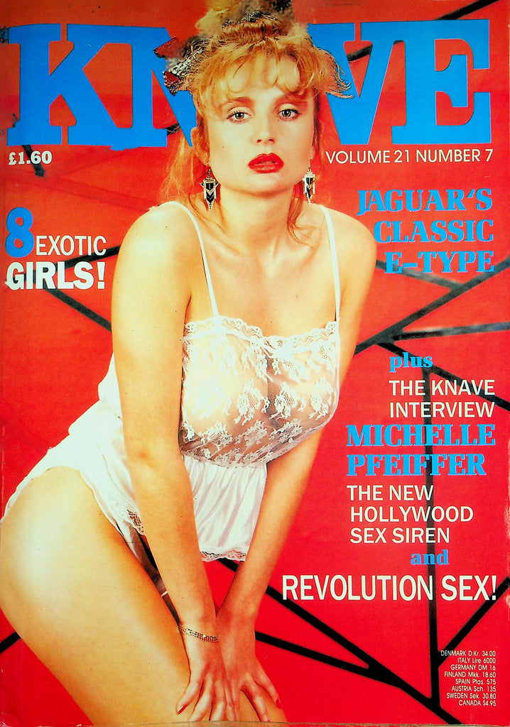 Knave Magazine  Covergirl Lilith  vol.21 #7 1989   062726lmp-GSC