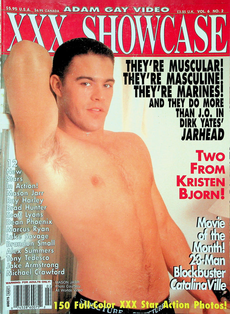 Adam Gay Video XXX Showcase   Cover Guy Mason Jarr  vol.6 #2 August 1998    011026lmp