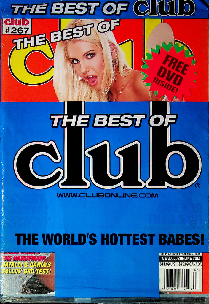 The Best Of Club Magazine Ft. Natalli & Daria No.267 Sealed W/DVD 091625RP2-