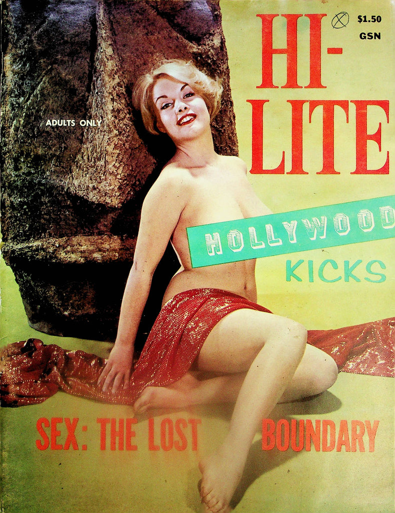 Hi-Lite Vintage Magazine  Hollywood Kicks / Sex: The Lost Boundary vo.1 #3 1962   060725lm-p