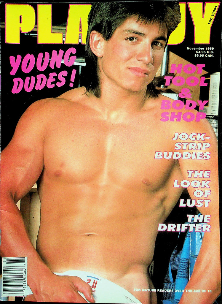 Play Guy Magazine   Cover Guy Centerfold 'Hot Tool & Body Shot' November 1989  122625lmp
