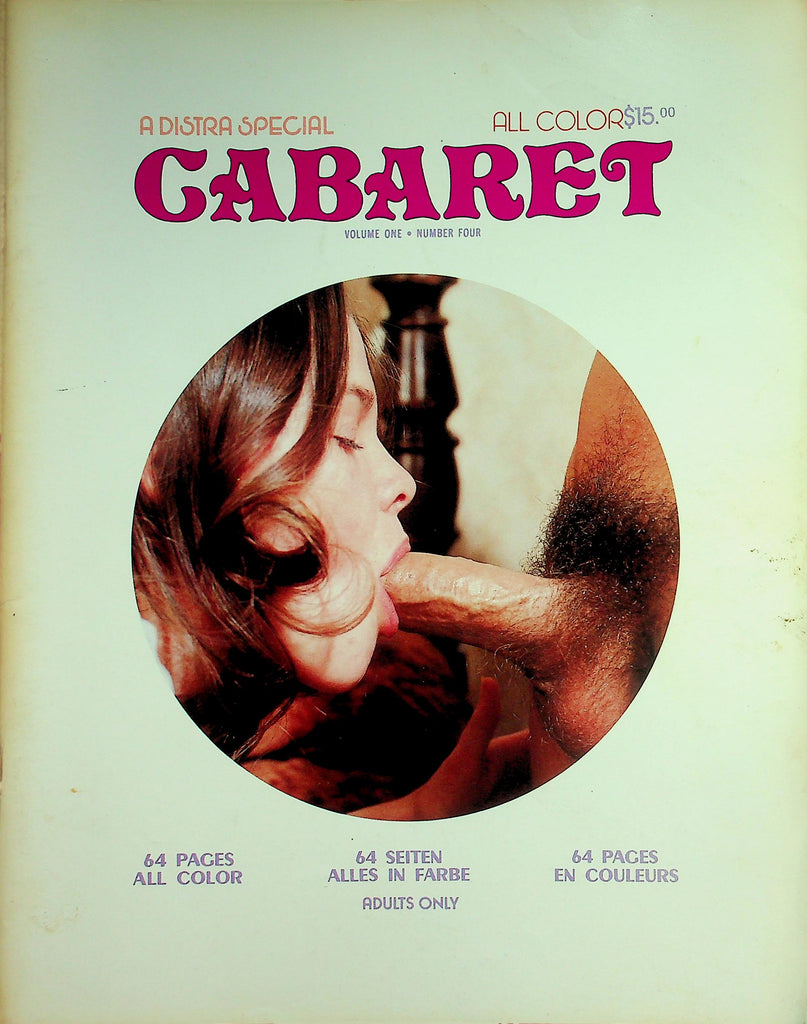 Cabaret International Magazine  The Morning's For Love / Wild & Wanton  vol.1 #4  1980   052726lmp-GSC