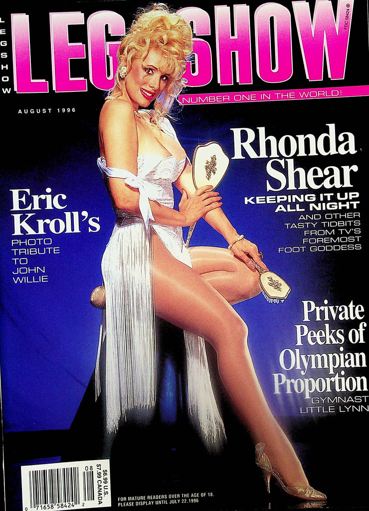Leg Show Magazine  Cover Girl Rhonda Shear  August 1996  032725lm-p