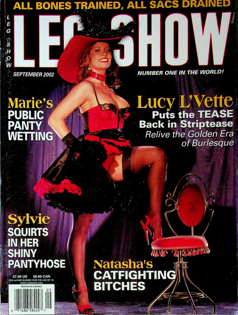 CLEARANCE Leg Show Magazine Ft. Lucy L'Vette & Natasha September 2002 081225RP-