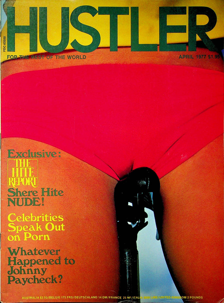 Hustler Magazine Shere Hite & Johnny Paycheck April 1977 071823RP