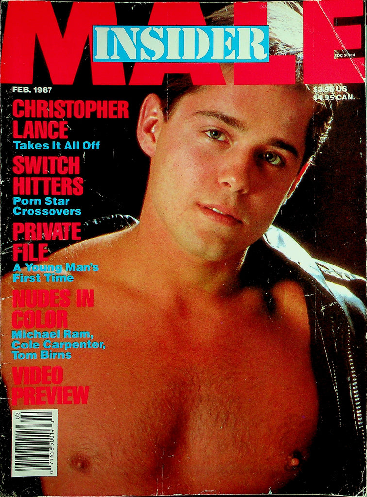 Male Insider Gay Magazine  Christopher Lance Takes It All Off! February 1987  062726lmp-GSC