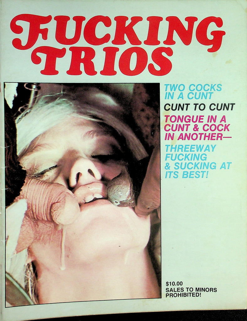 Fucking Trios Magazine  Two Cocks In A Cunt / Threeway Fucking & Sucking At Its Best!  #1 1970's  082926lmp-GSC