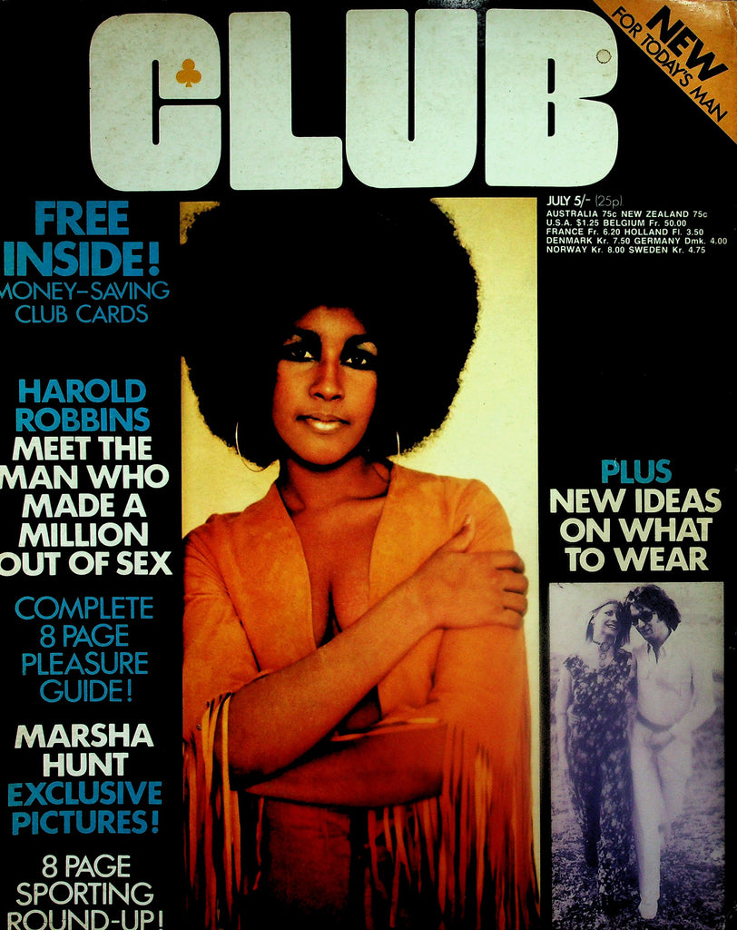 Club Magazine  Marsha Hunt Exclusive Pictures! /  Pleasure Guide  July 1970   110725lm-p
