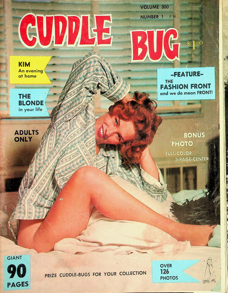 Cuddle Bug Magazine   Kim An Evening At Home / The Blonde In Your Life  #1 vol.300 1960's  091926lmp-GSC
