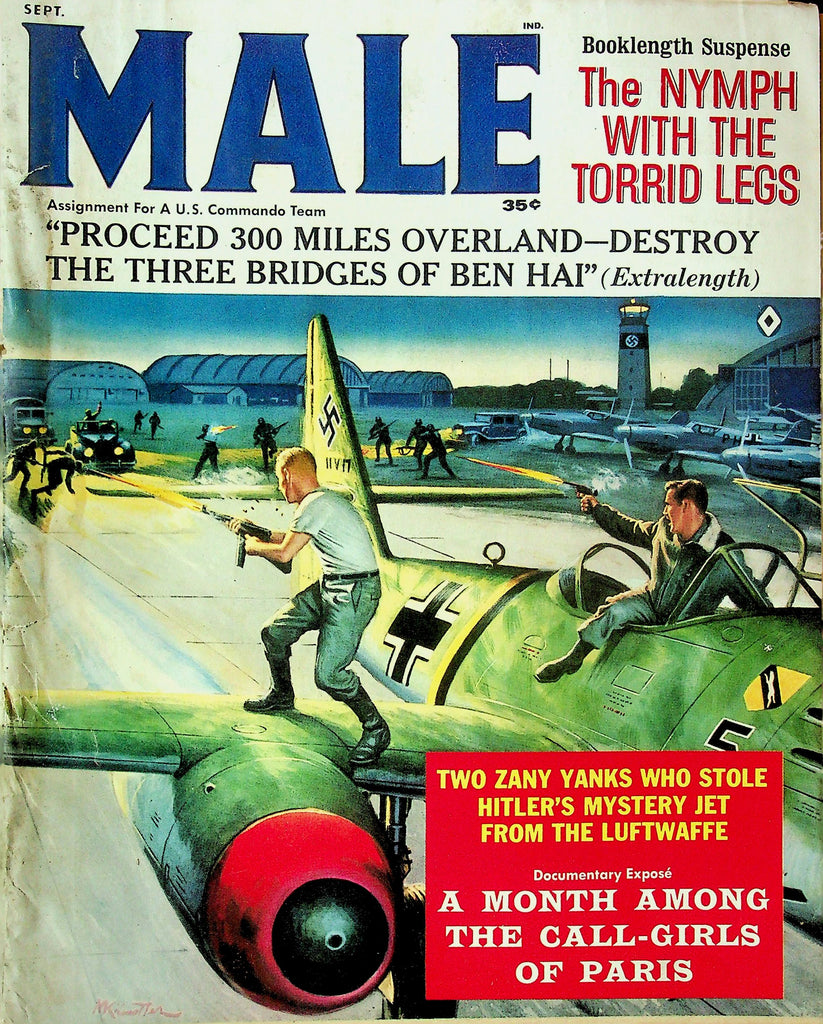 Male Magazine Two Yanks Who Stole A Mystery Jet September 1962 100225RP-