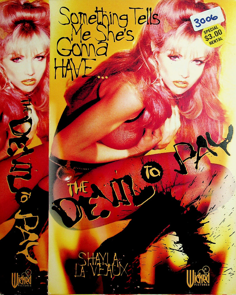 The Devil To Pay Shalya La Veaux Stephanie Swift Johnni Black Adult VHS Wicked 051326NAVHS4-13