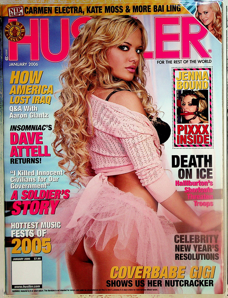 Hustler Magazine  Coverbabe Gigi / Jenna Jameson  January 2006    110523lm-p