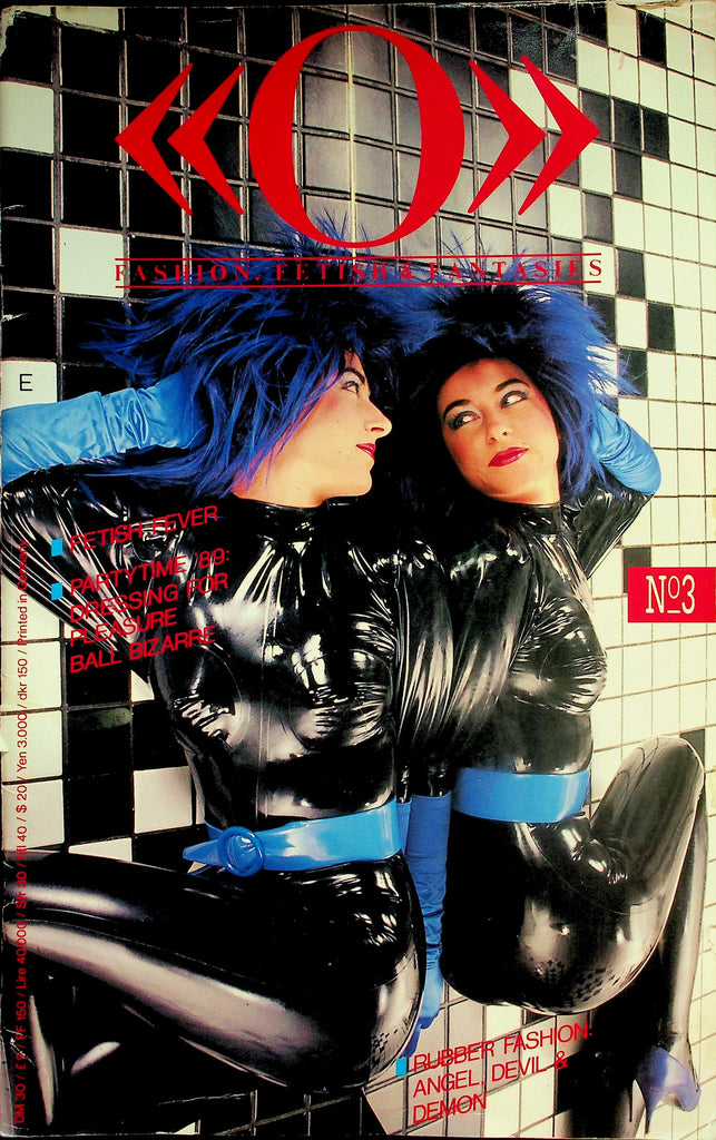 O Fashion, Fetish & Fantasies Magazine  Rubber Fashion: Angel Devil & Devon  #3  1990  022226lmp