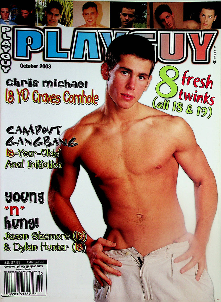 Play Guy Gay Magazine  Cover Guy Chris Michael  October 2003   061424lm-p